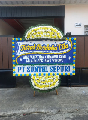 Papan Bunga Duka di Sabungan Jae